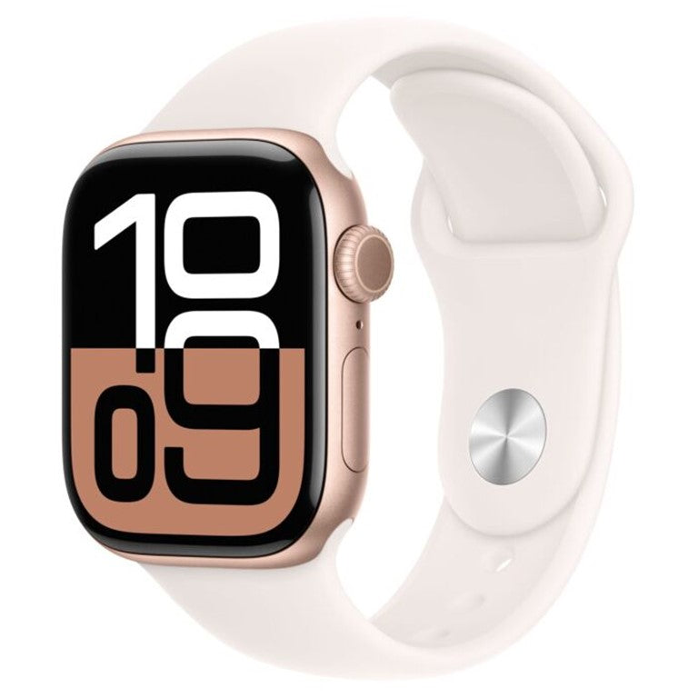 Apple Watch 10 GPS 46mm Rose Gold Aluminium Case with Light Blush Sport Band - M/L - EU