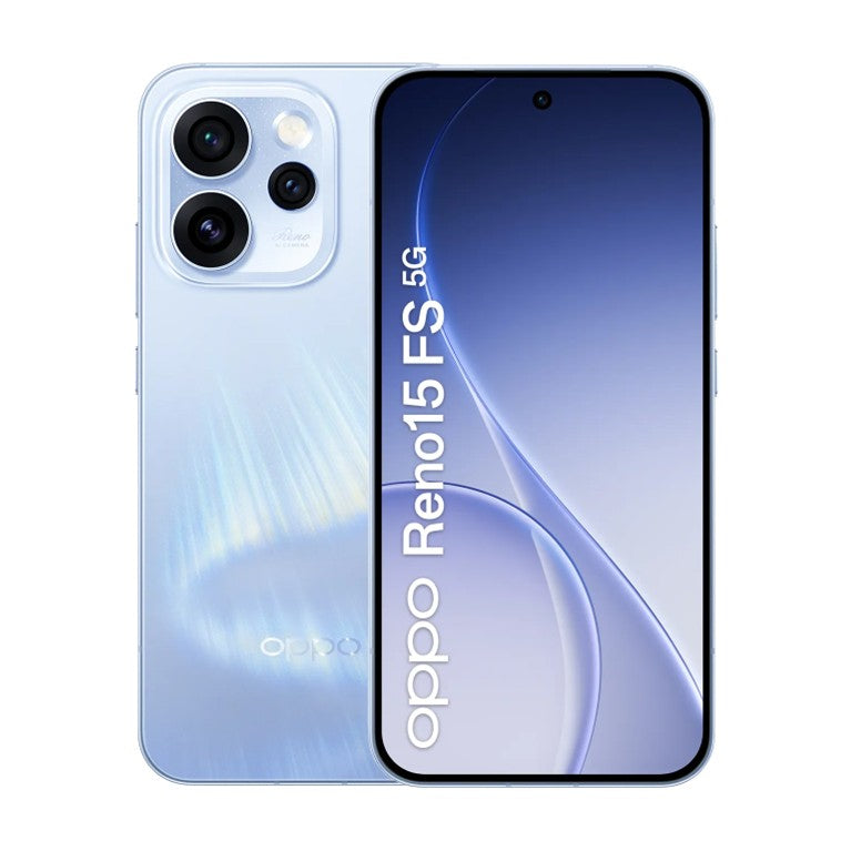 Oppo Reno15 FS 512Gb 8Gb-RAM 5G Dual Sim - Aurora Blue