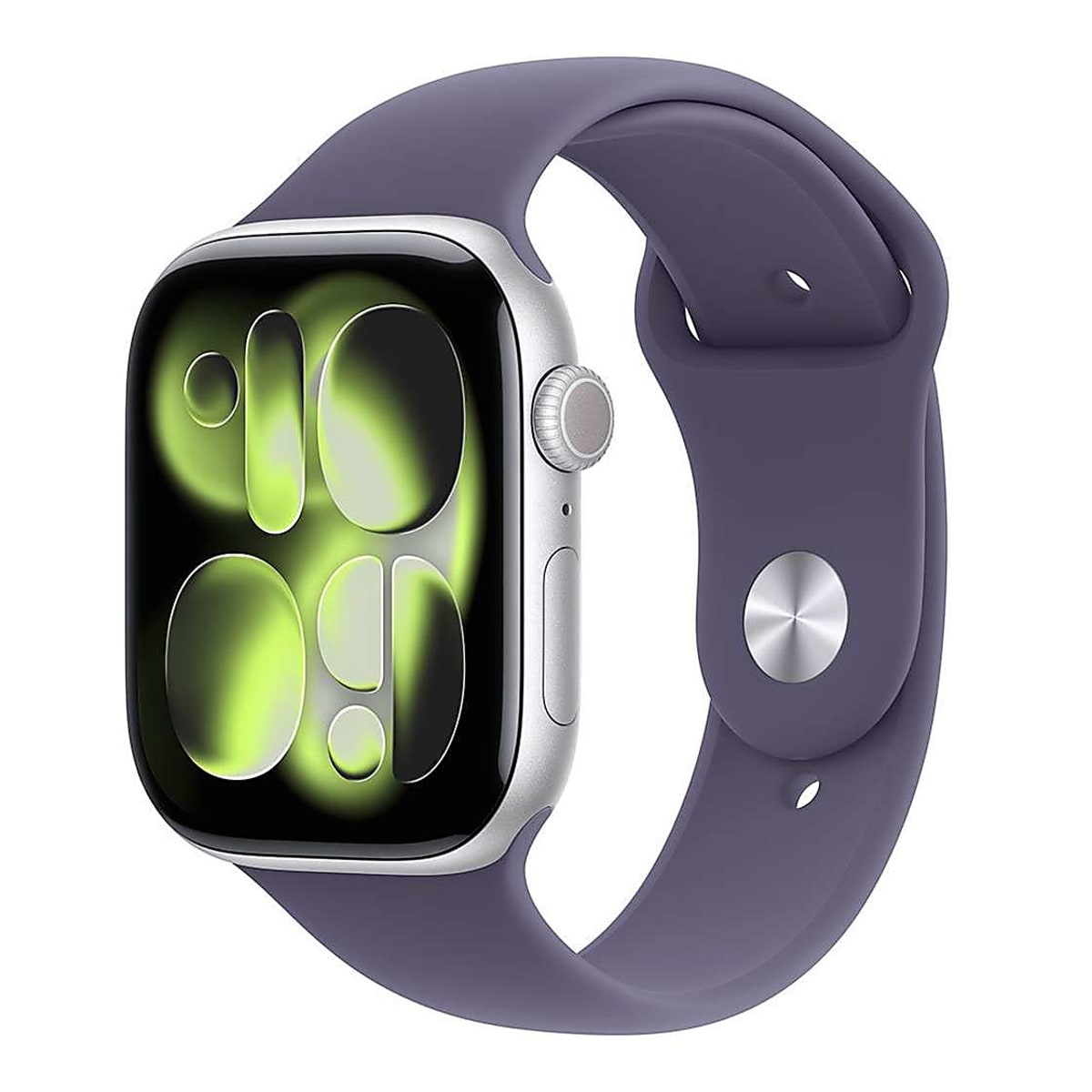 Apple Watch 11 Cellular 46mm Silver Aluminium - Purple Fog Sport Band - S/M - EU