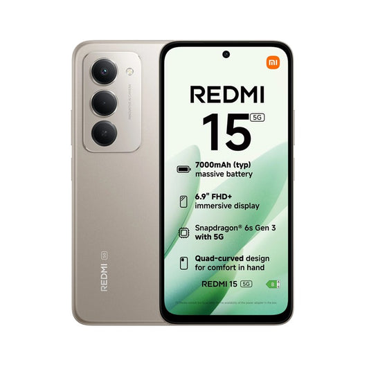 Xiaomi Redmi 15 5G - 256Gb 8Gb-RAM Dual Sim - Titan Grey - EU