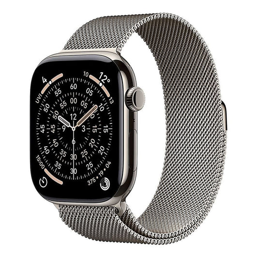 Apple Watch 11 Cellular 46mm Natural Titanium - Natural Milanese Loop - S/M - EU