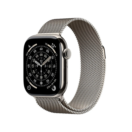 Apple Watch 11 Cellular 42mm Natural Titanium - Natural Milanese Loop - EU