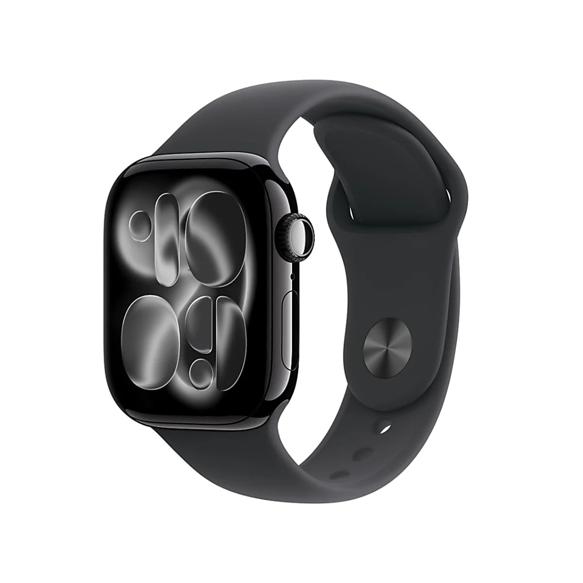 Apple Watch 11 Cellular 42mm Jet Black Aluminium - Black Sport Band - S/M - EU